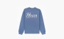 Sporty & Rich Health logo-print Sweatshirt Blue 