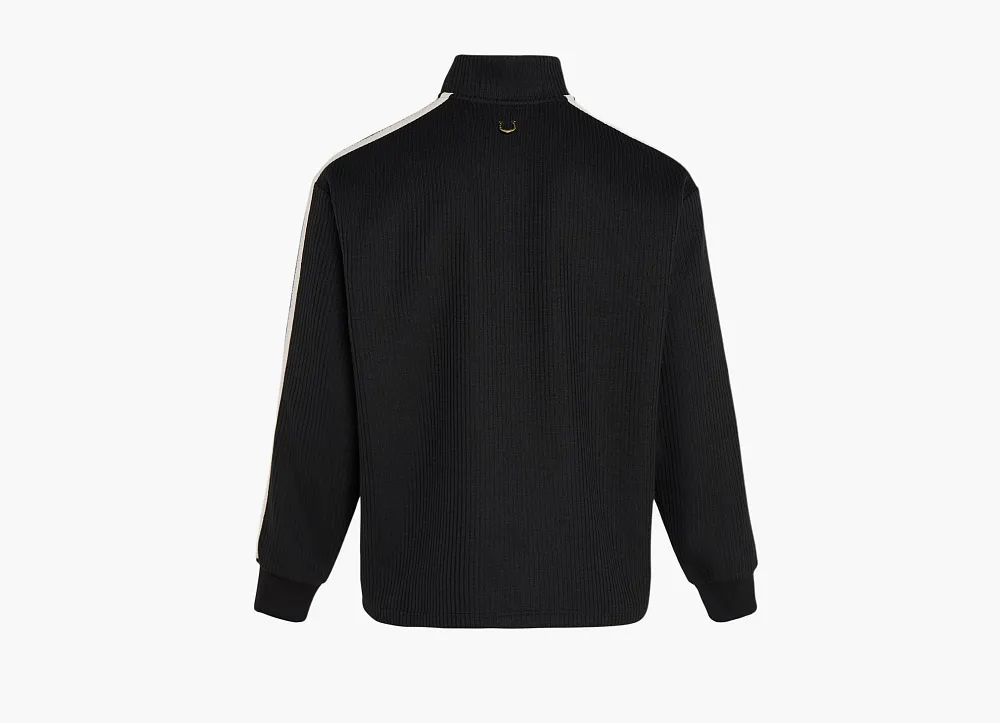 Adidas New Year 3-Stripes Half-Zip Sweatshirt Black