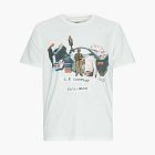 C.P. Company Graphic Print Cotton T-shirt White