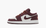 Air Jordan 1 Low GS "Night Maroon" 