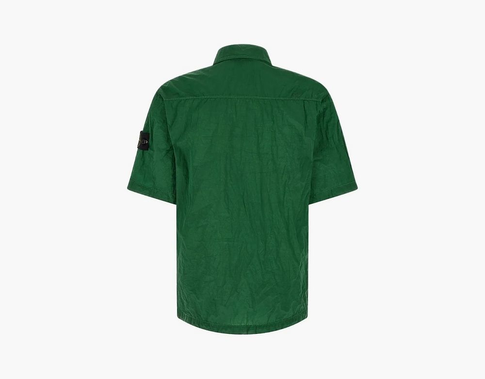 Stone Island Nylon Metal Econyl Overshirt Malachite