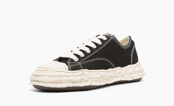 Maison Mihara Yasuhiro Peterson 23 OG Dyed Sole Canvas Low Black 