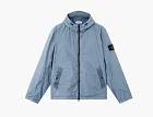 Stone Island Crinkle Reps NY Hooded Jacket Avio Blue