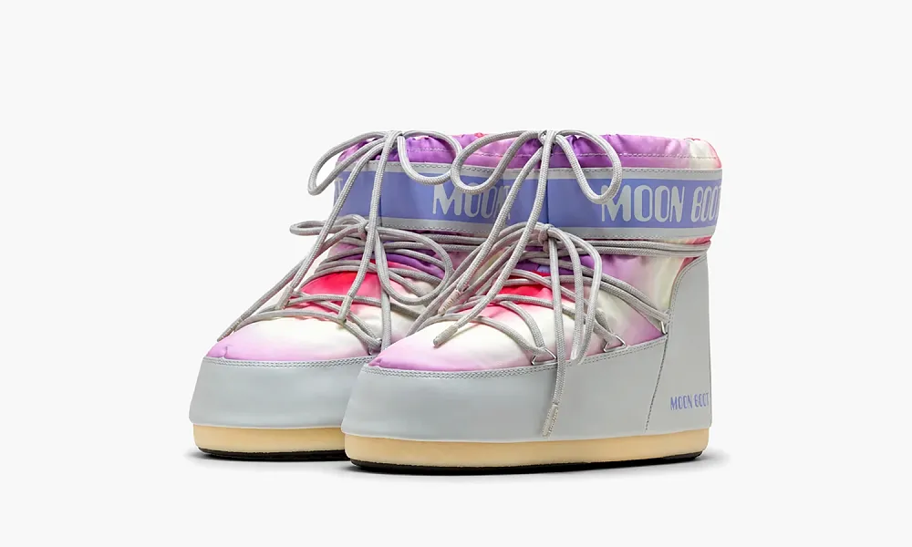 Moon Boot Icon Low Tie Dye Grey