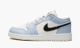 Air Jordan 1 Low GS Ice Blue Black 