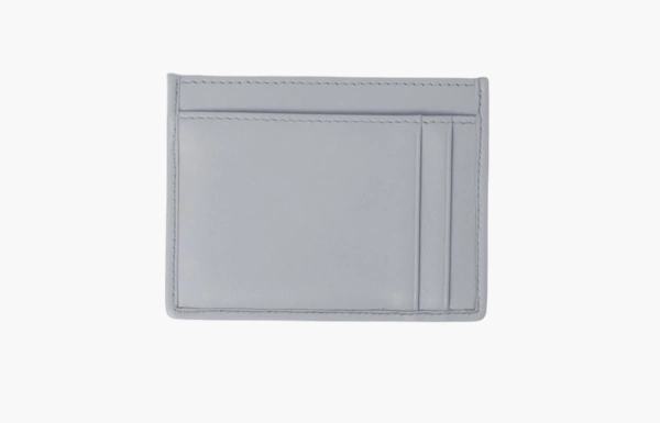 Miu Miu Matelassé Nappa Leather Card Holder Pearl Gray  Miu Miu Matelassé Nappa Leather Card Holder Pearl Gray