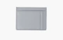 Miu Miu Matelassé Nappa Leather Card Holder Pearl Gray 