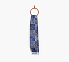Loewe Scarf In Wool and Cashmere Blue