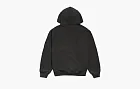 Stussy Double Stripe Embroidered Hoodie Black