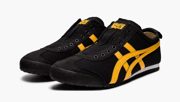 Asics Onitsuka Tiger Mexico 66 Slip-On Black Tiger Yellow 