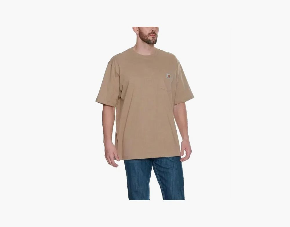 Carhartt K87 Heavyweight Pocket T-Shirt Tan