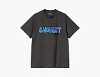 Carhartt WIP Graffiti Logo T-Shirt Charcoal Grey
