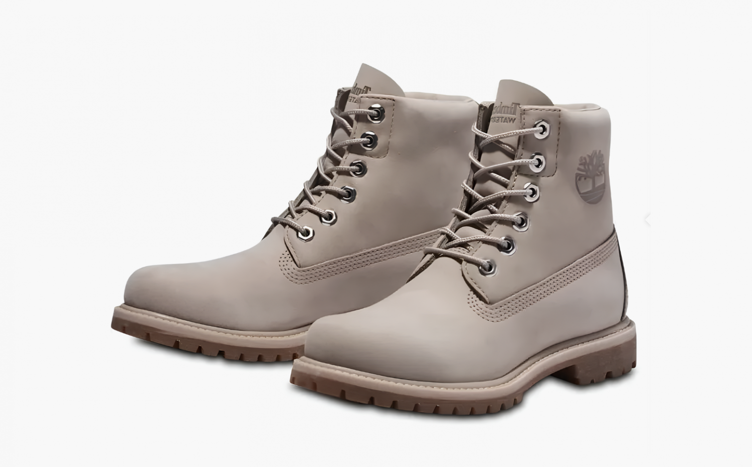 Timberland Nellie 6 Inch Waterproof Boots WMNS "Light Taupe Nubuck" 