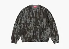 Supreme Old English Printed Sweater Mossy Oak Trebark Camo