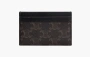 Celine Medium Card Holder Triomphe Canvas and Calfskin Brown 