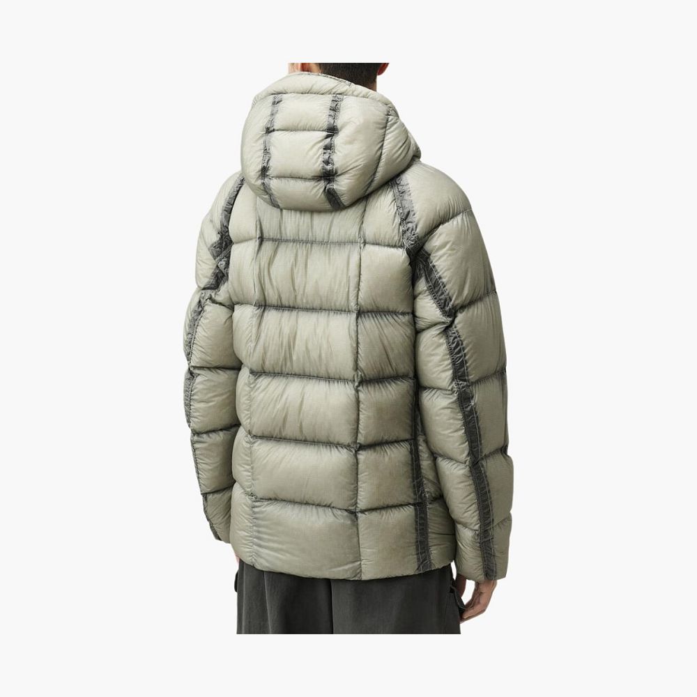 C.P. Company D.D. Shell Hooded Down Puffer Jacket Grey