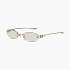 Gentle Monster Musubi 031 Sunglasses Gold / Green