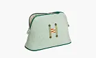 Hermès Bolide Pouch MM Crazy H Cloud White & Mint Green