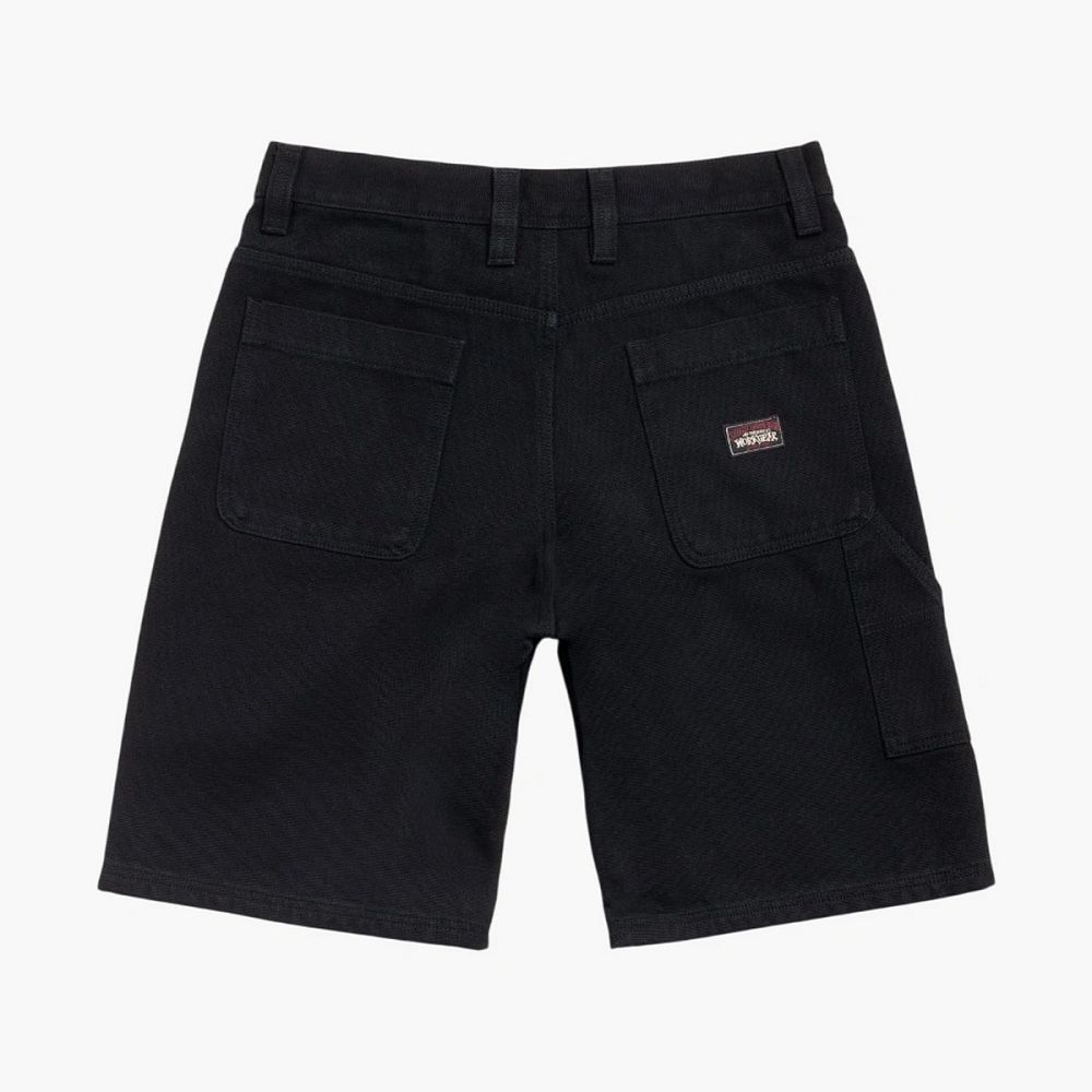 Stussy Canvas Work Shorts Black