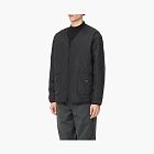 Carhartt WIP Quilted Liner Jacket Black Back Logo