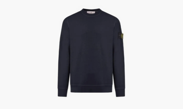 Stone Island Cotton Crew-neck Sweatshirt Navy 
