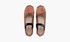 Miu Miu Satin Ballerinas Cocoa Brown