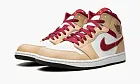 Air Jordan 1 Mid Light Curry Cardinal