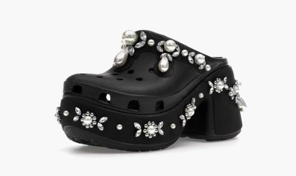 Crocs Siren Spiked Clog x Simone Rocha Black 