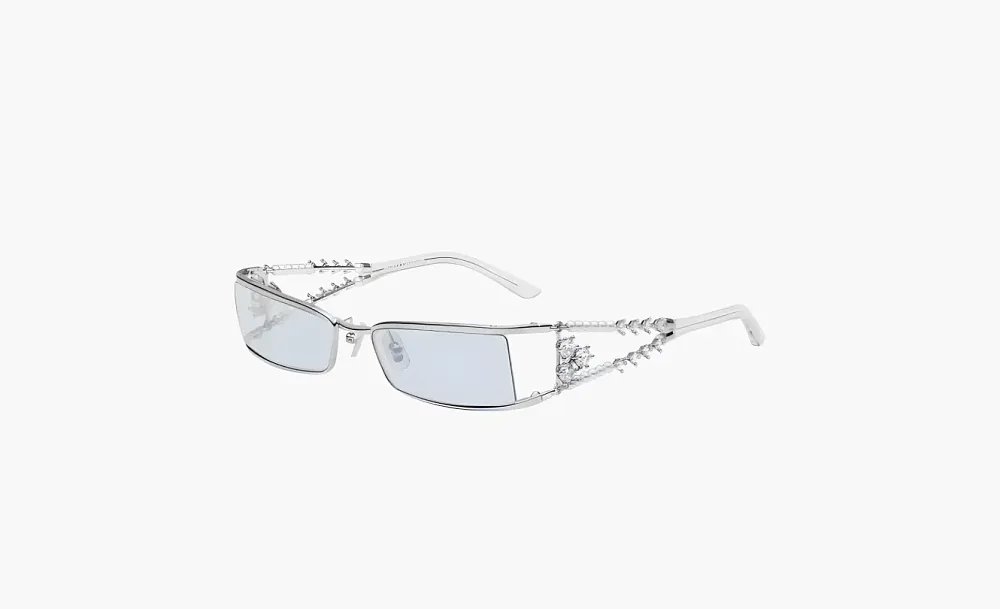 Gentle Monster Kiira 02(BLM) Sunglasses Silver/Blue