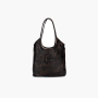 Miu Miu Ivy Leather Bag In Leather-Embossed "Sand Coffee" 