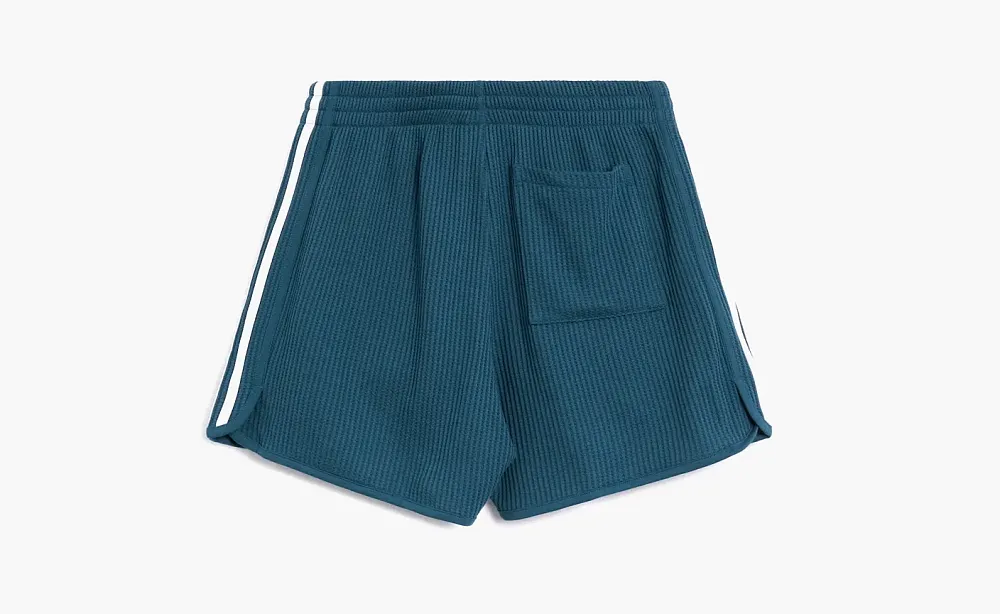 Adidas Originals Waffle Knit Sprinter Shorts Blue