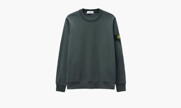 Stone Island Garment Dyed Crew Sweatshirt Green 