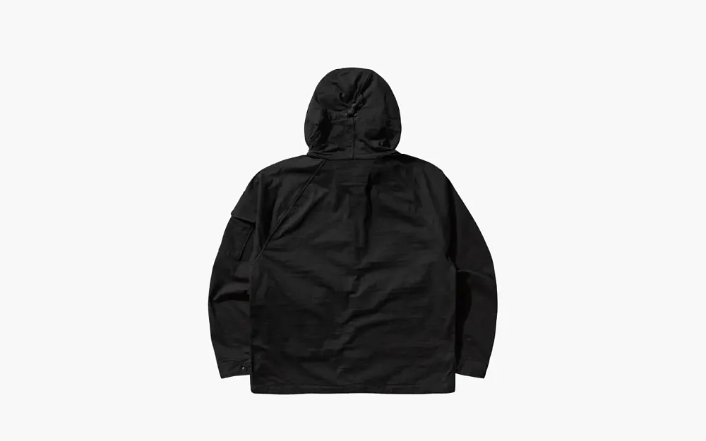 C.P. Company Knitted Nylon Jersey Explorer Jacket in Black