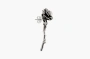Enfants Riches Déprimés Rose Earring Silver 