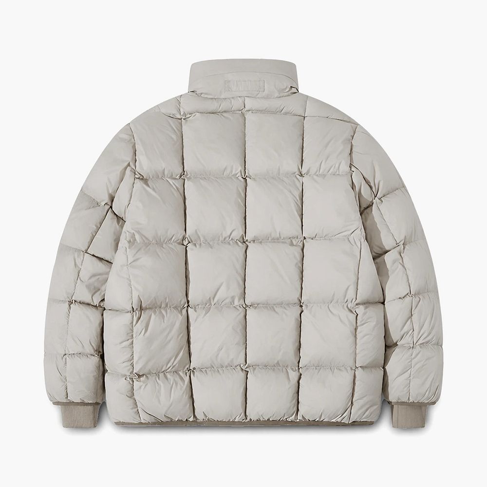 Nothomme Stand Collar Down Jacket Beige Gray
