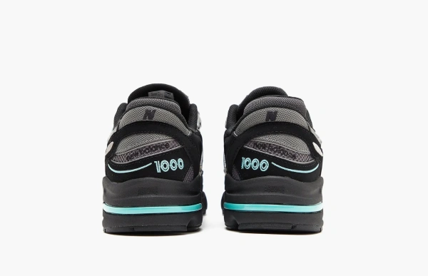 New Balance 1000 Black Teal JD Exclusive 