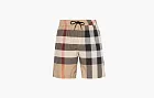 Burberry Check Drawcord Swim Shorts Archive Beige