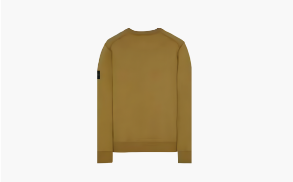 Stone Island Garment Dyed Fleece Sweatshirt Dark Beige 