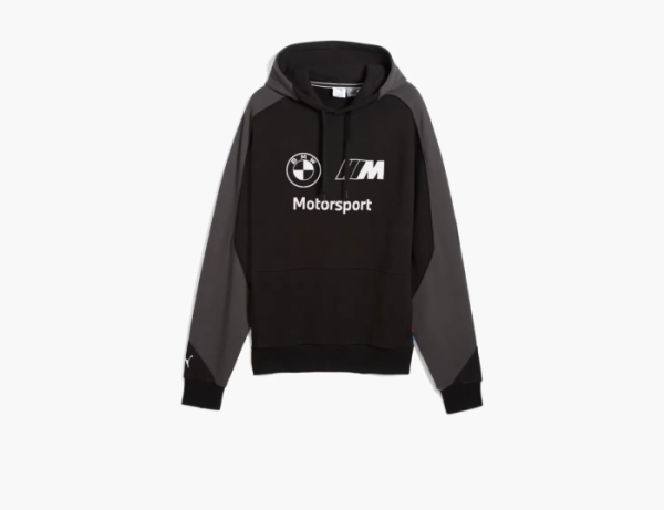 Puma BMW M Motorsport Lifestyle Men's Hoodie Black  Puma BMW M Motorsport Lifestyle Men's Hoodie Black