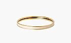 Hermès Enamel Bangles Unisex Cream White/Gold