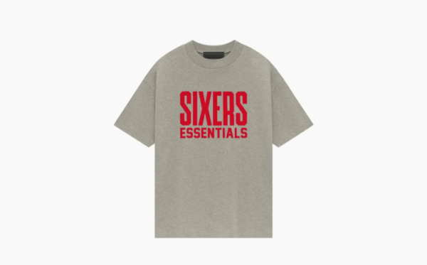 Fear of God Essentials Sixers Tee Warm Heather  Fear of God Essentials Sixers Tee Warm Heather