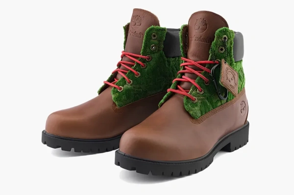 Timberland Heritage Black Pioneers 6 Inch Waterproof Boots Medium Brown Full Grain 