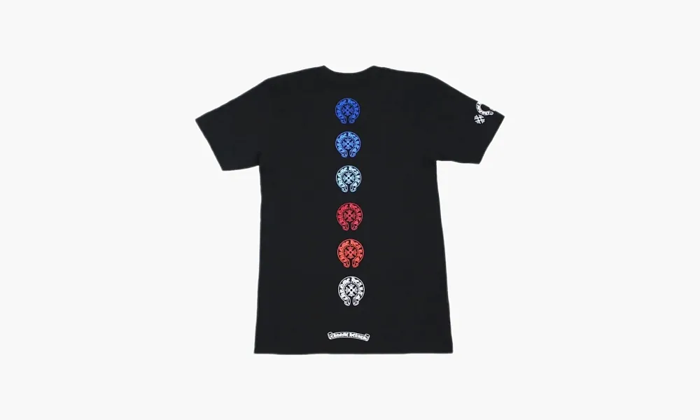 Chrome Hearts Multi Color Horse Shoe T-shirt Black