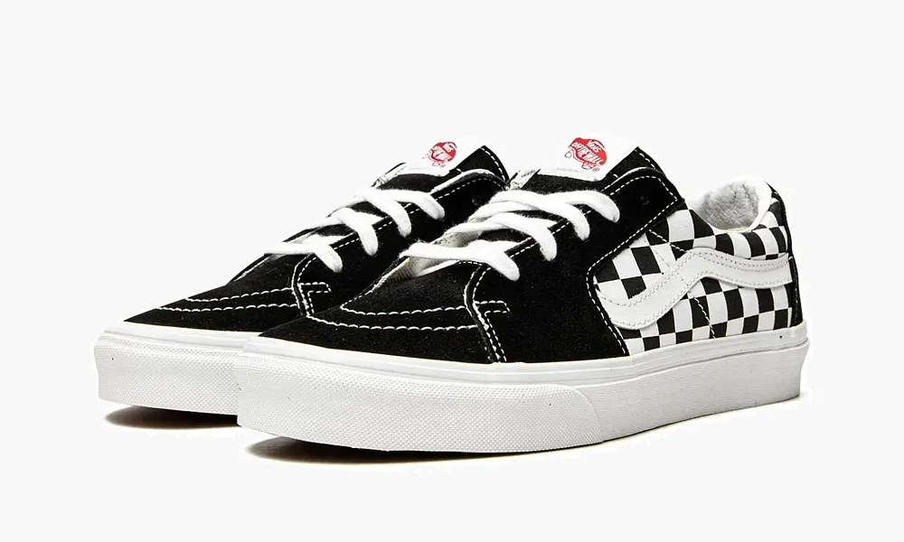Vans Sk8-low Black Checkerboard