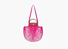 Longchamp Le Pliage Filet Top Handle Bag  Candy