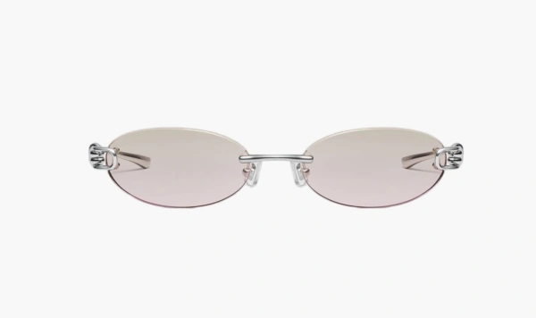 Gentle Monster Musubi 02(BRG) Sunglasses Silver / Brown 