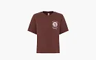 Sporty & Rich logo-print Cotton T-shirt Brown