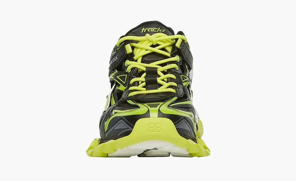 Balenciaga Track.2 Trainer Black Yellow Green