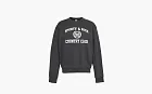 Sporty & Rich Ivy Varsity long-sleeve cotton-jersey sweatshirt Black