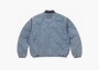 Supreme Zip-Off Sleeve Quilted Bomber Jacket Denim 